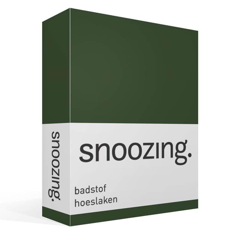 Snoozing badstof hoeslaken