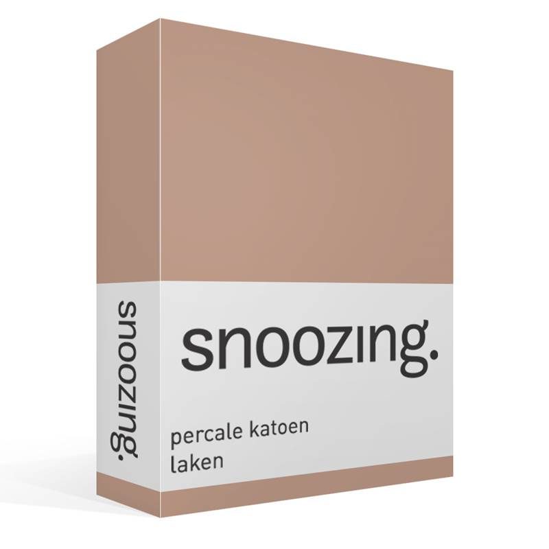 Snoozing percale katoen laken