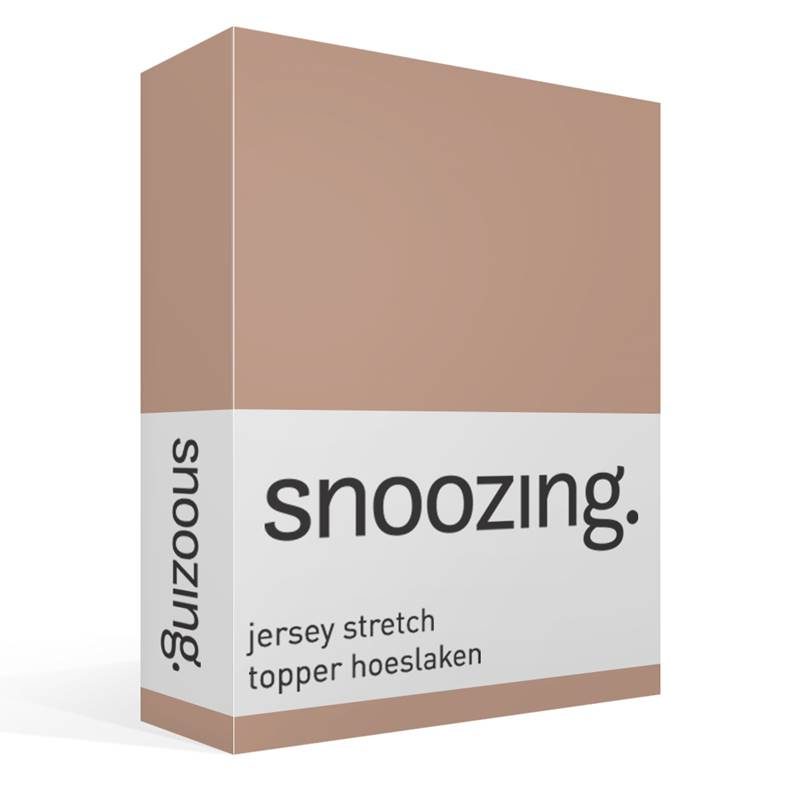 Snoozing jersey stretch topper hoeslaken