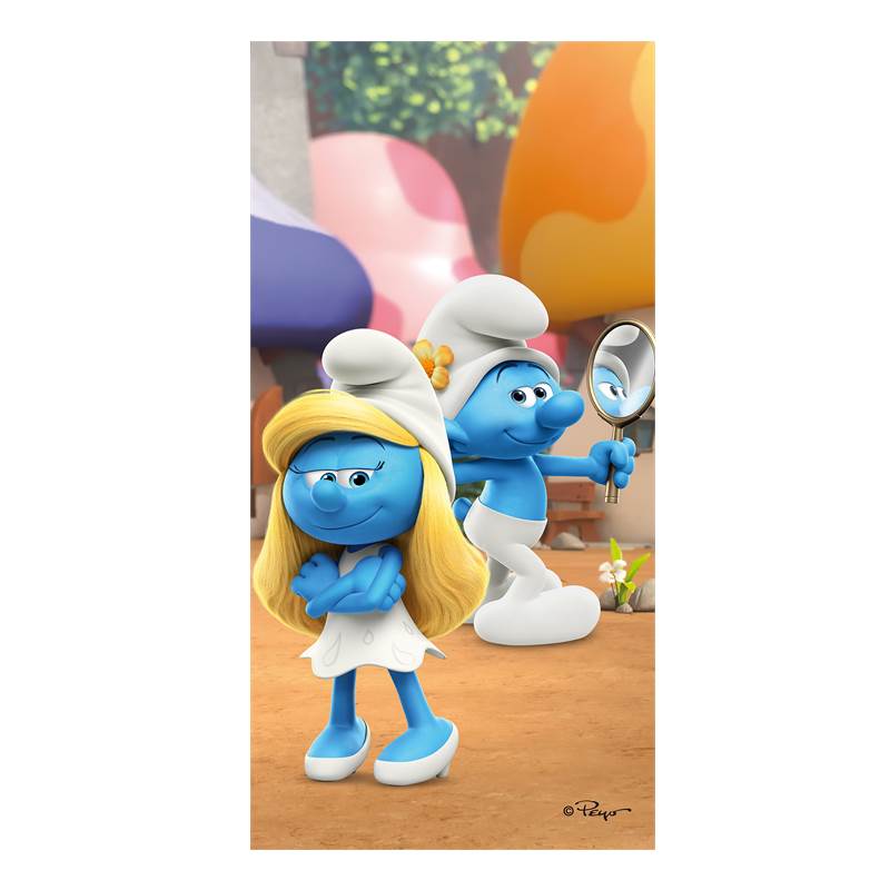 Smurfen strandlaken