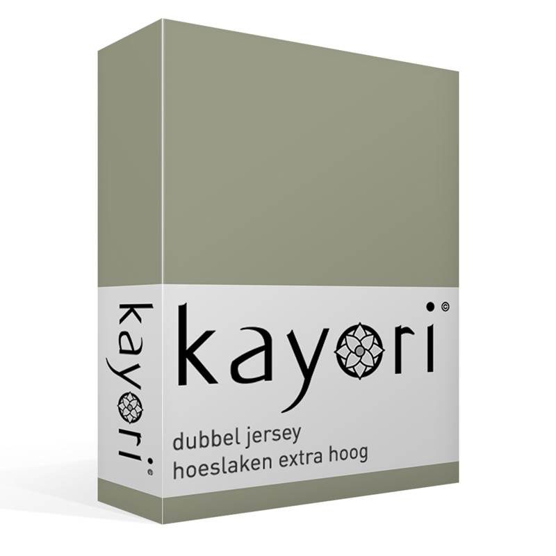 Kayori Saiko dubbel jersey hoeslaken extra hoog