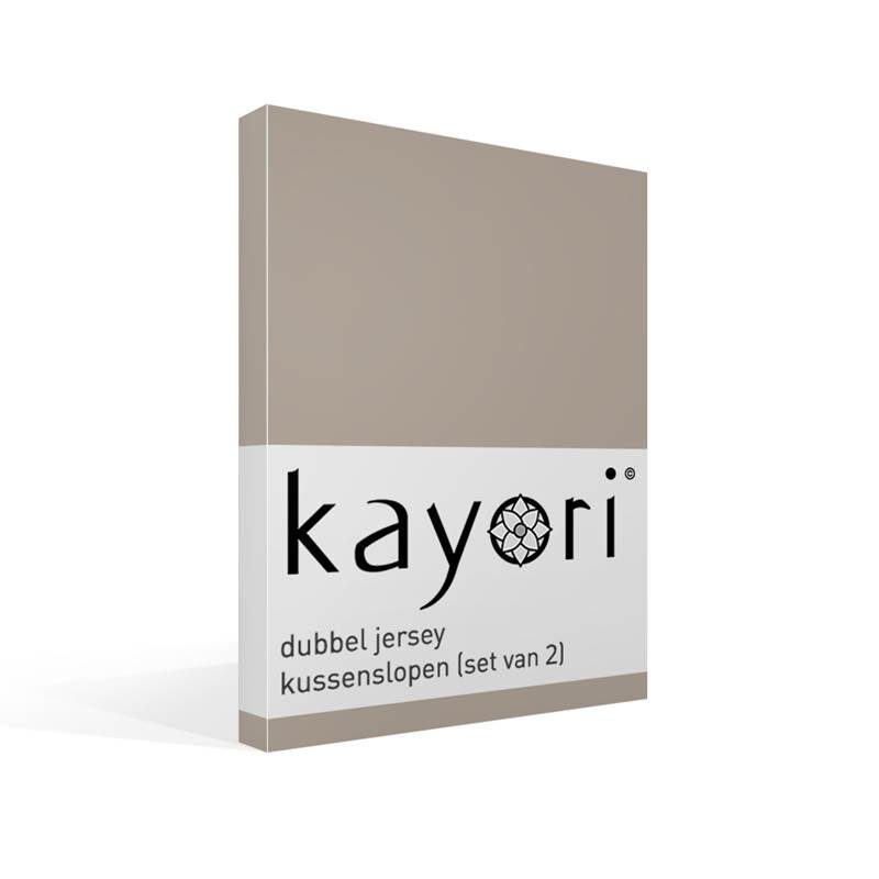Kayori Saiko dubbel jersey kussenslopen (set van 2)