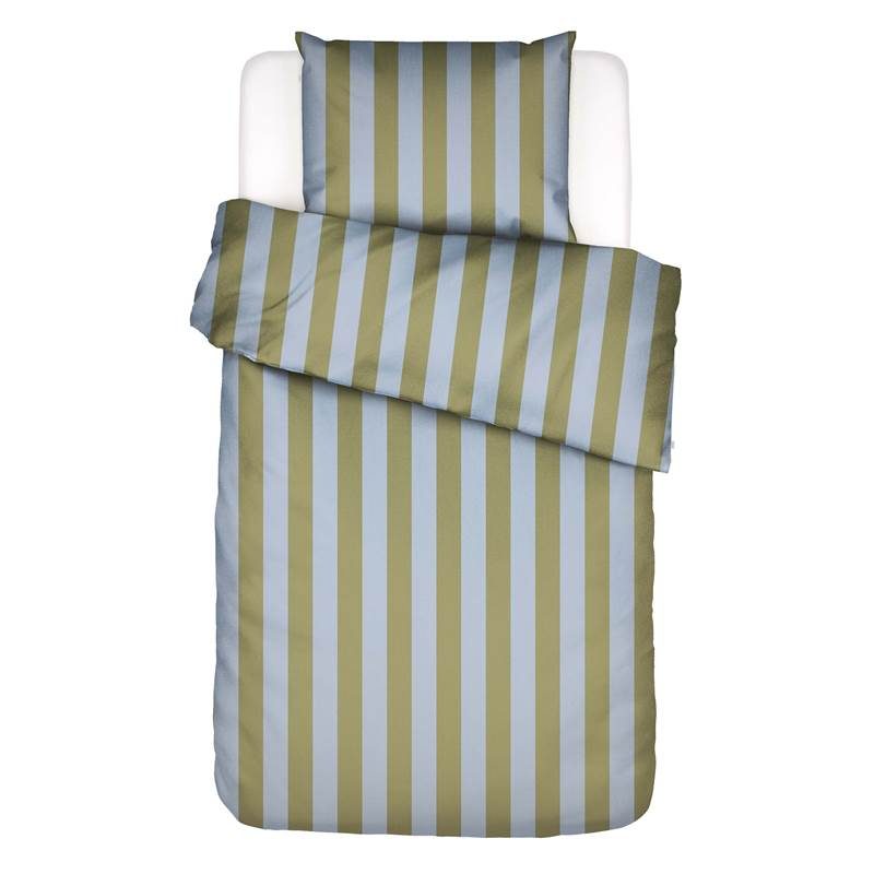 Essenza Minte Stripe dekbedovertrek
