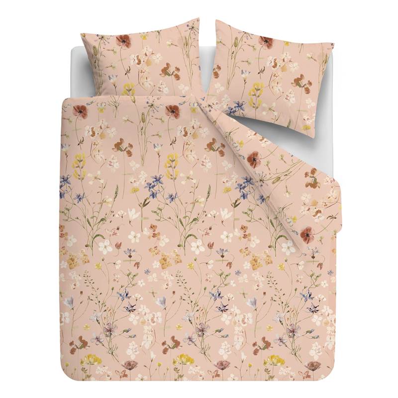 Ariadne at Home Soft Flowers flanel dekbedovertrek