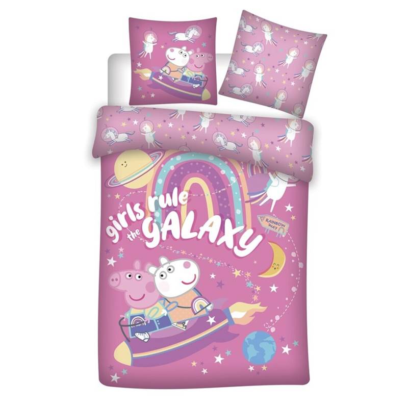 Peppa Pig dekbedovertrek