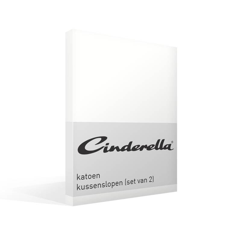 Cinderella katoen kussenslopen (set van 2)