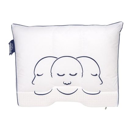 Silvana Support Blauw synthetisch medium-stevig hoofdkussen