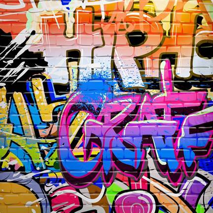 Good Morning Graffiti dekbedovertrek