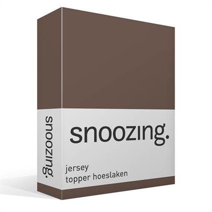 Snoozing jersey topper hoeslaken