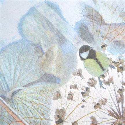 Snoozing Winterflower flanel dekbedovertrek