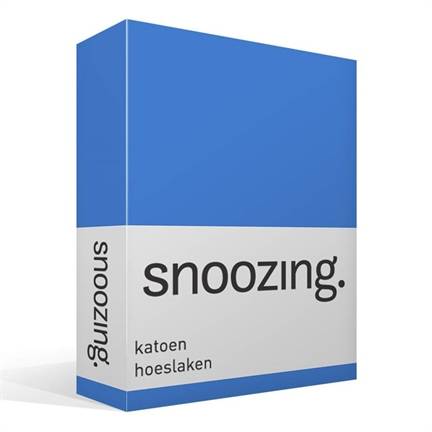 Snoozing katoen hoeslaken