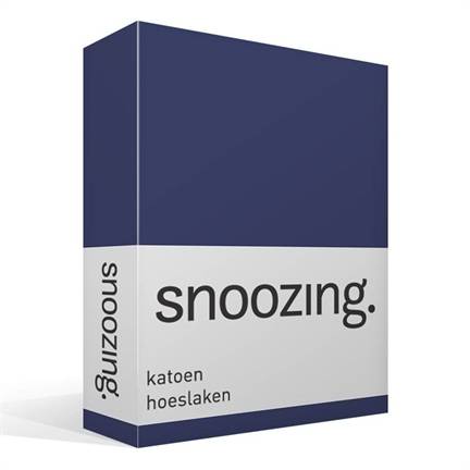 Snoozing katoen hoeslaken