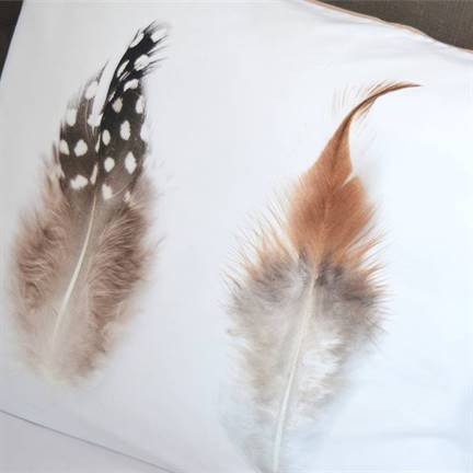 Snoozing Feathers dekbedovertrek