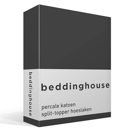 Beddinghouse percale katoen split-topper hoeslaken
