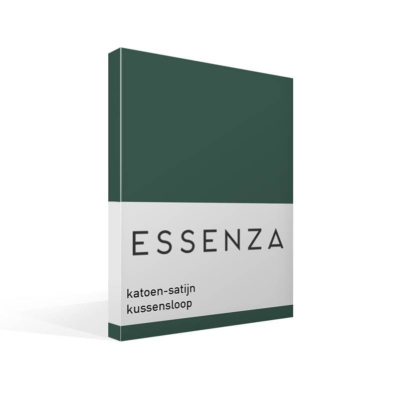 prijs Oneindigheid Oordeel Essenza Satin kussensloop – Pine Green - Smulderstextiel.be