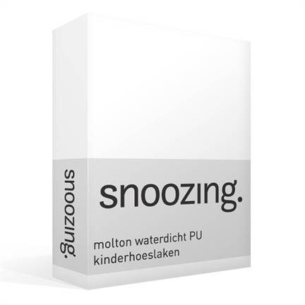 Snoozing katoen waterdicht PU molton kinderhoeslaken