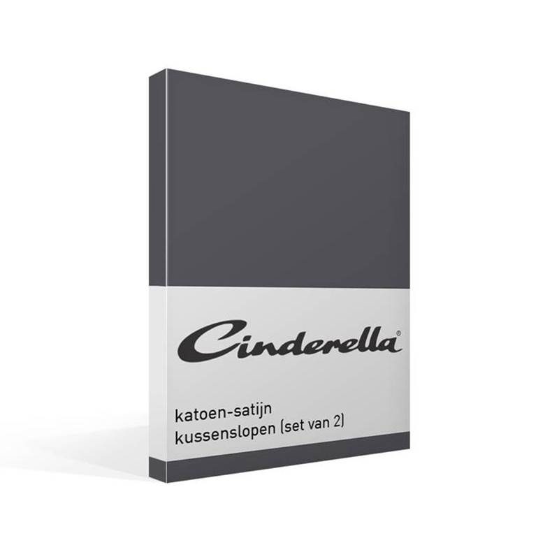Cinderella katoen-satijn kussenslopen (set van 2)