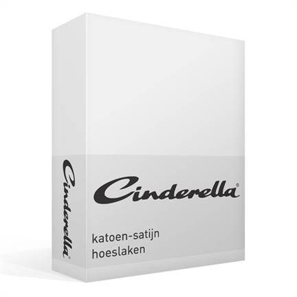 Cinderella katoen-satijn hoeslaken