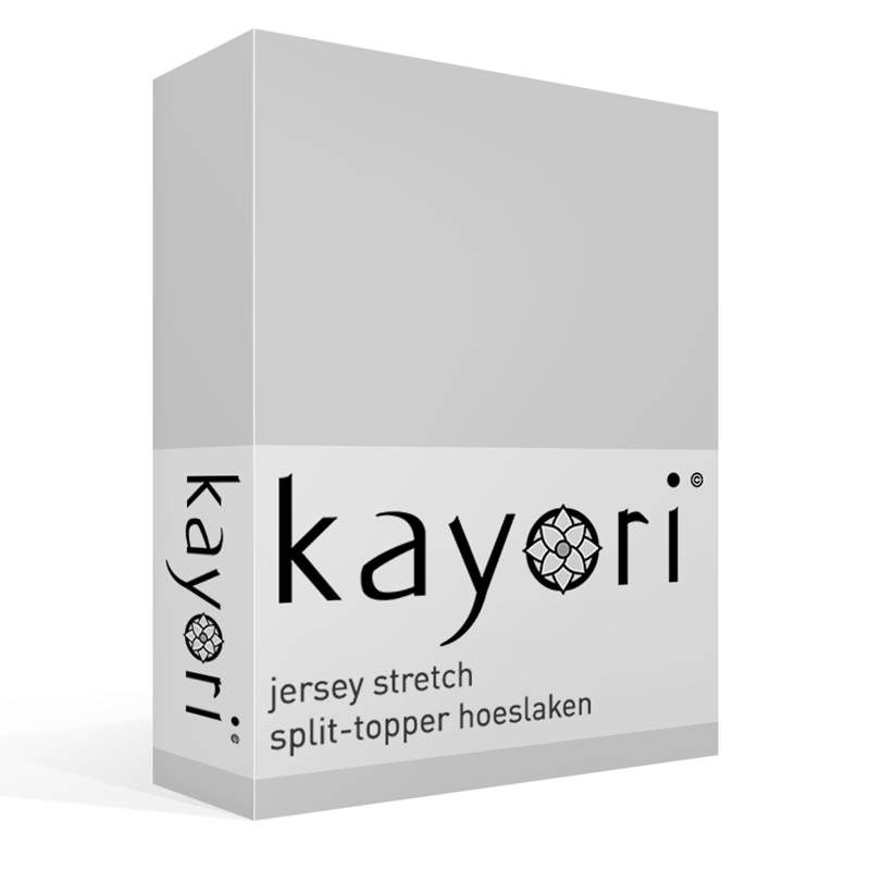 Kayori Shizu jersey stretch split-topper hoeslaken