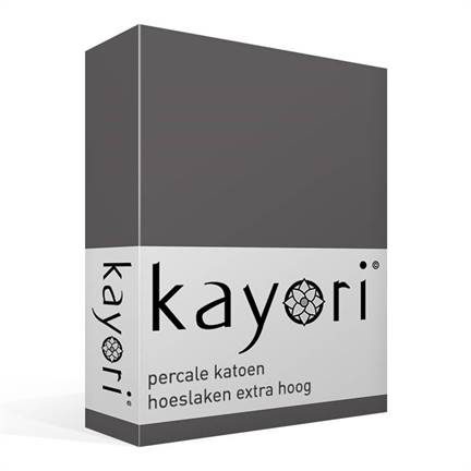 Kayori Shizu percale katoen hoeslaken extra hoog