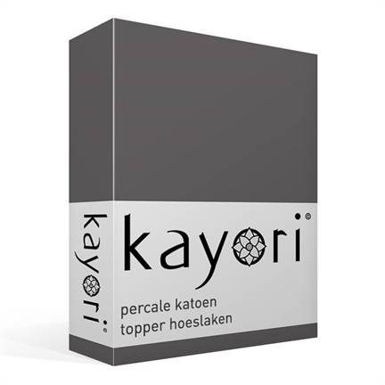 Kayori Shizu percale katoen topper hoeslaken