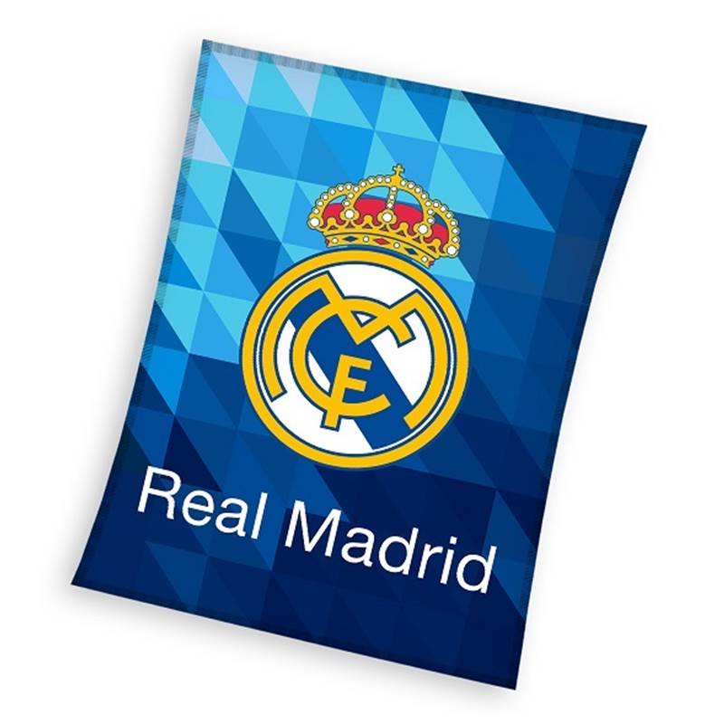 Real Madrid fleece plaid