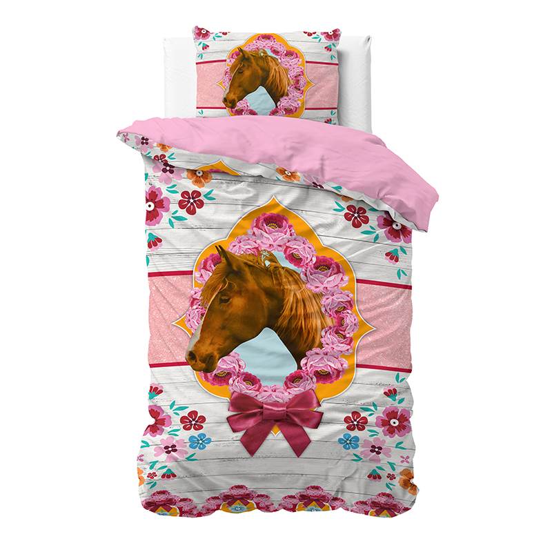Dreamhouse Bedding Cute Horse dekbedovertrek