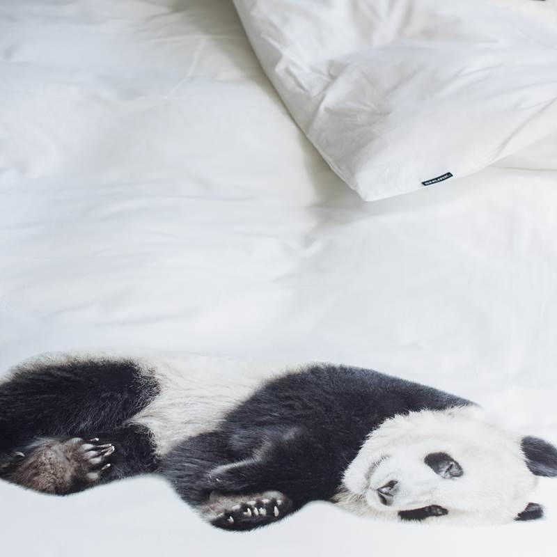 SNURK Lazy Panda dekbedovertrek