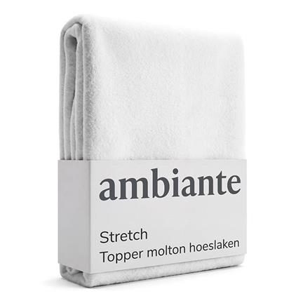 Ambiante stretch topper molton hoeslaken