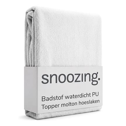 Snoozing badstof waterdicht PU topper molton hoeslaken