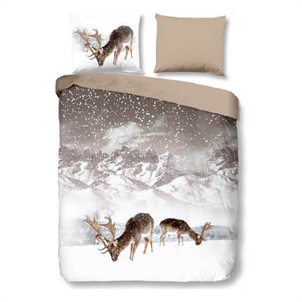 Good Morning Winter flanel dekbedovertrek