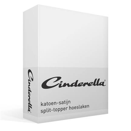 Cinderella satijn split-topper hoeslaken