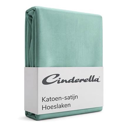 Cinderella katoen-satijn hoeslaken