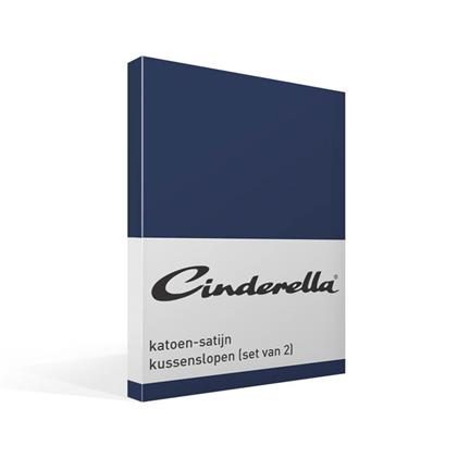 Cinderella katoen-satijn kussenslopen (set van 2)