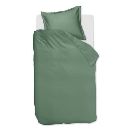 Snoozing Satin Uni dekbedovertrek - thumbnail_01