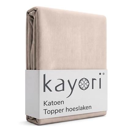 Kayori Kai katoen topper hoeslaken