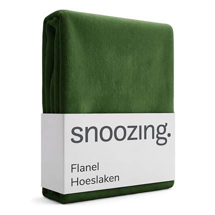 Snoozing flanel hoeslaken