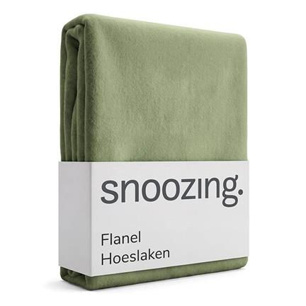 Snoozing flanel hoeslaken