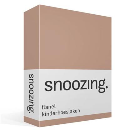 Snoozing flanel kinderhoeslaken
