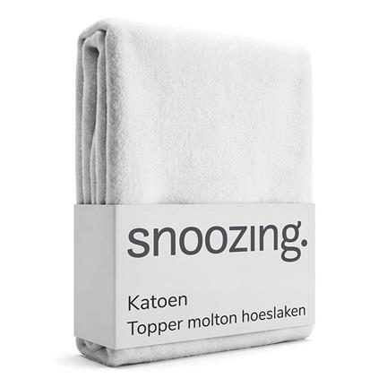 Snoozing katoen topper molton hoeslaken