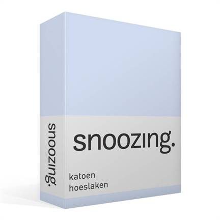 Snoozing katoen hoeslaken