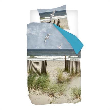 Snoozing Beach dekbedovertrek – Multi Smulderstextiel.be