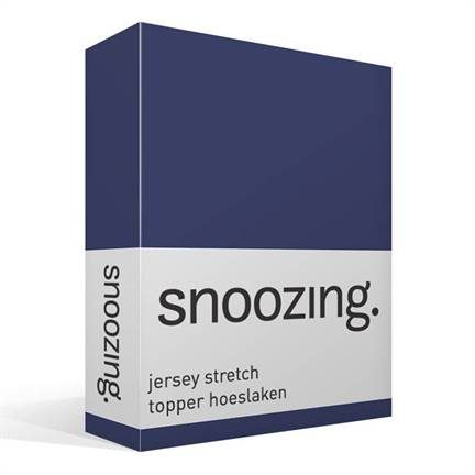 Snoozing jersey stretch topper hoeslaken