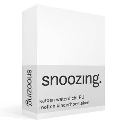 Snoozing katoen waterdicht PU molton kinderhoeslaken